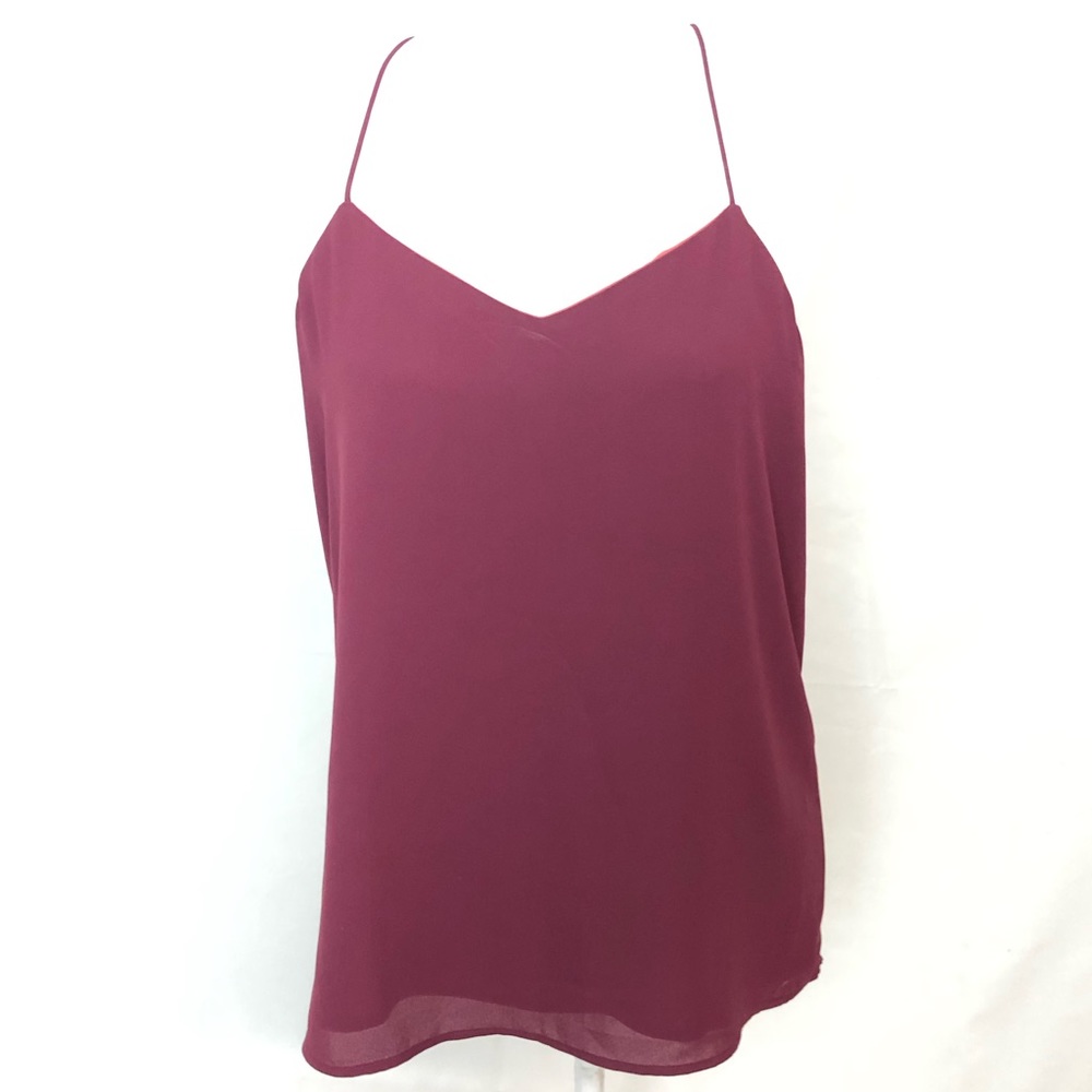Express Red Sleeveless Camisole Tank Top